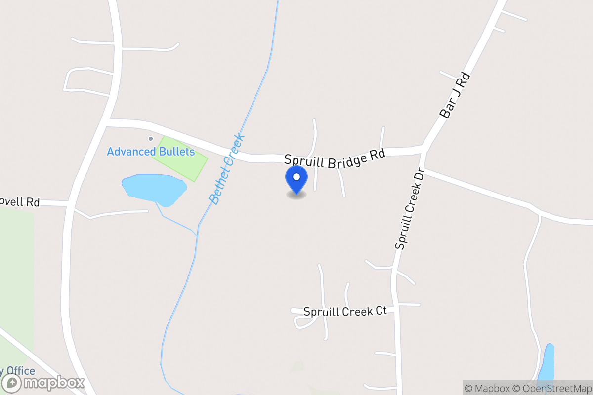 Map of 119 Spruill Bridge Rd