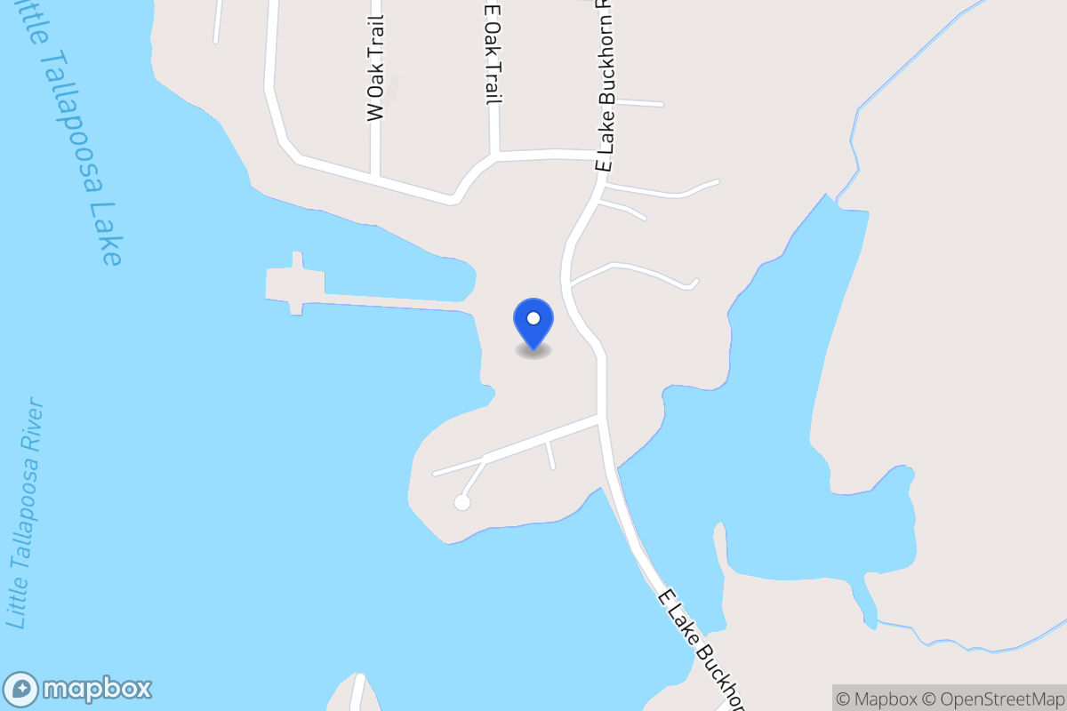 Map of 454 E Lake Buckhorn Rd