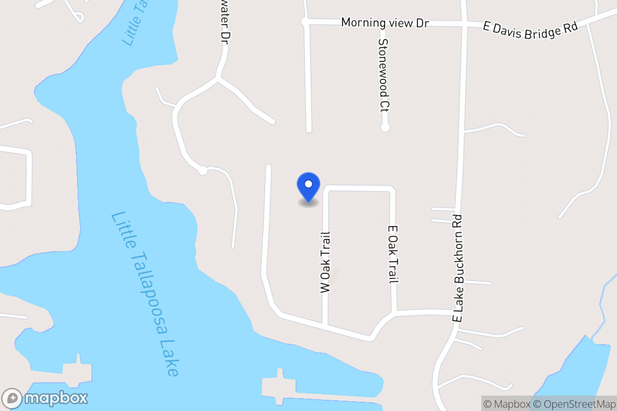 Map of 128 W Oak Trl