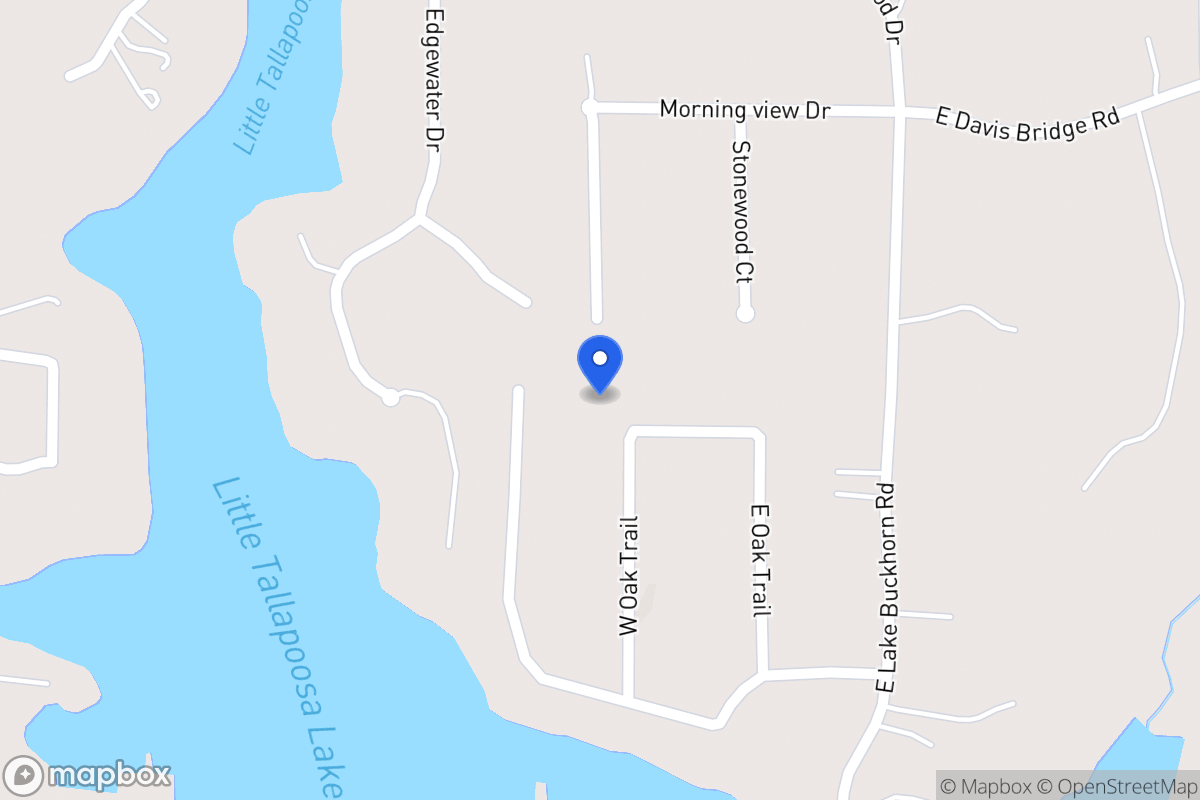 Map of N Oak Trl