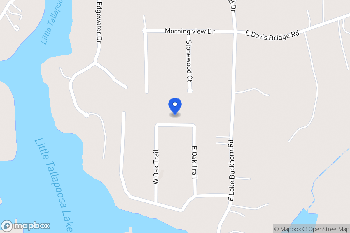 Map of 22 N Oak Trl