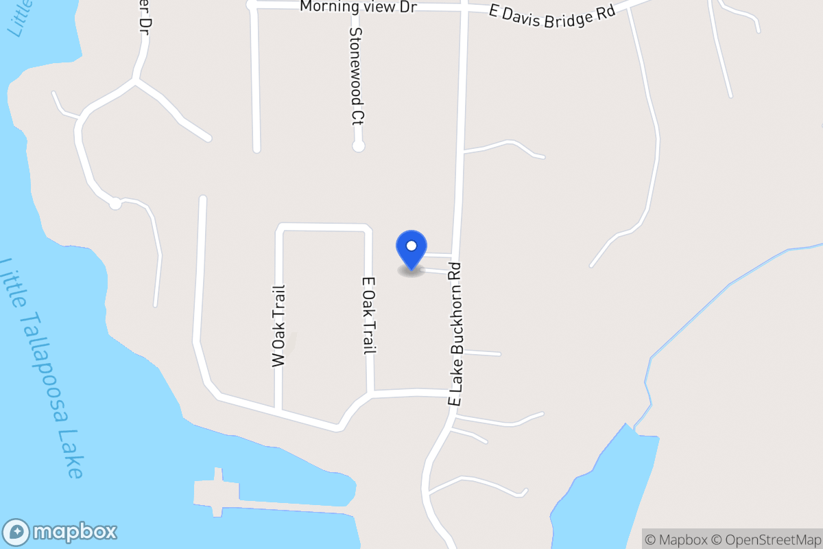 Map of 588 E Lake Buckhorn Rd
