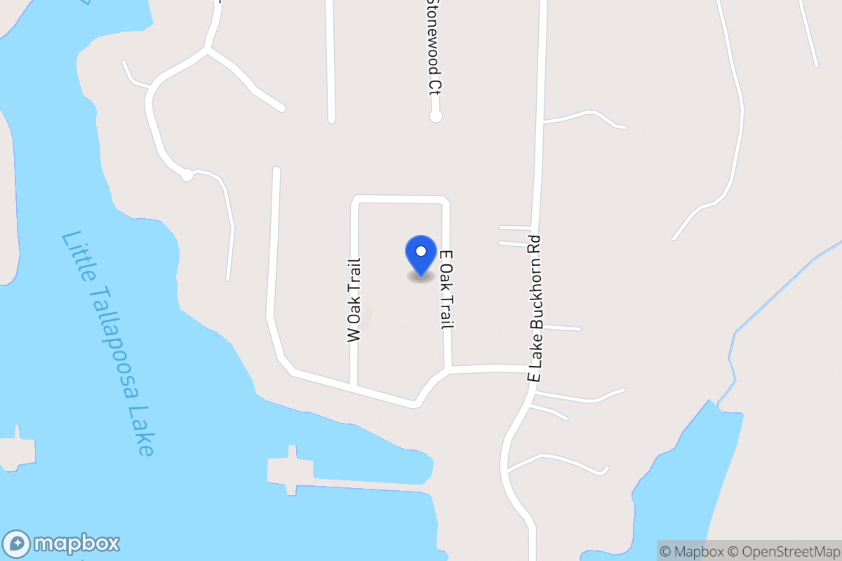 Map of 50 E Oak Trl