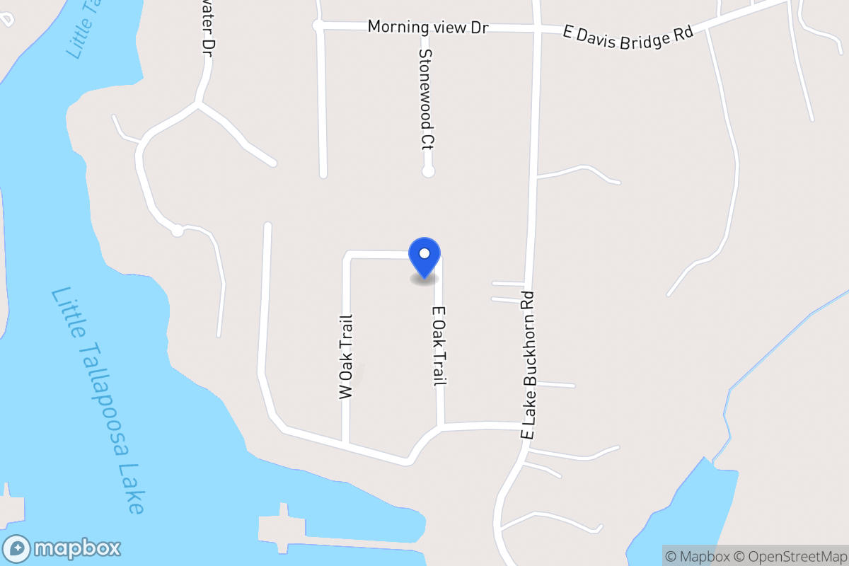 Map of 71 E Oak Trl