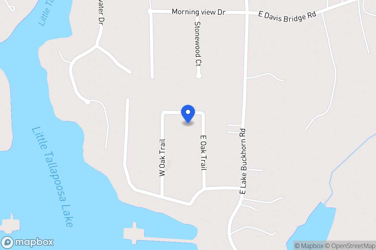 Map of 25 N Oak Trl