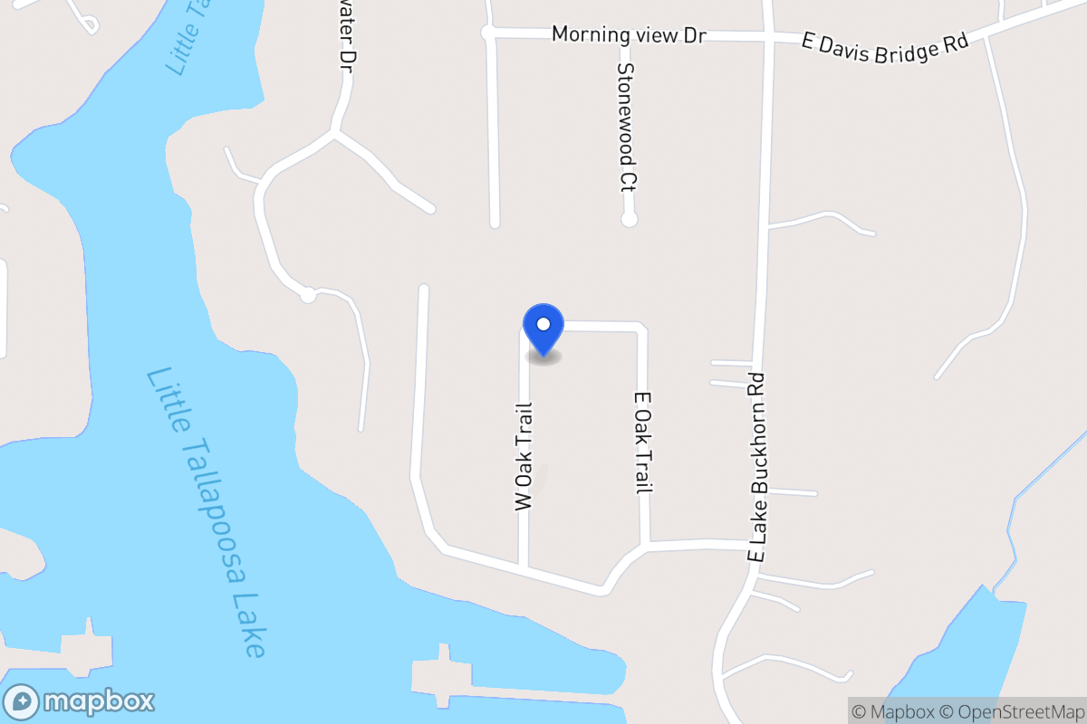 Map of 125 W Oak Trl