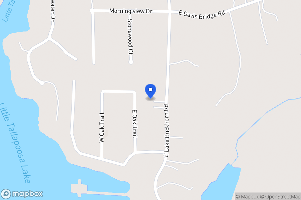 Map of 598 E Lake Buckhorn Rd