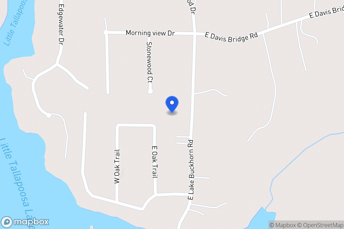 Map of 626 E Lake Buckhorn Rd