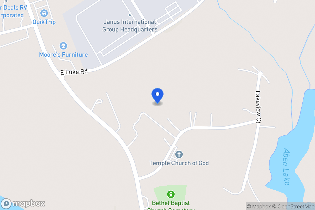 Map of 45 Country Place Ln