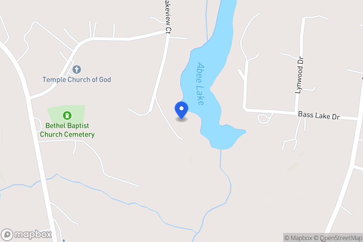 Map of 160 Lakeview Ct