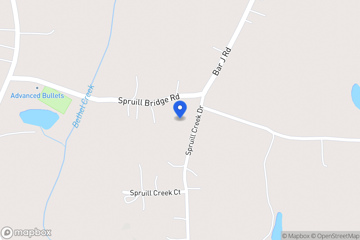 Map of 179 Spruill Bridge Rd