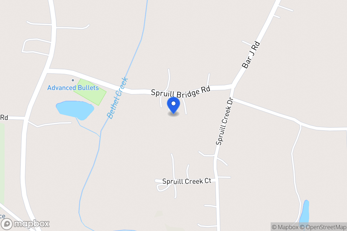 Map of 139 Spruill Bridge Rd