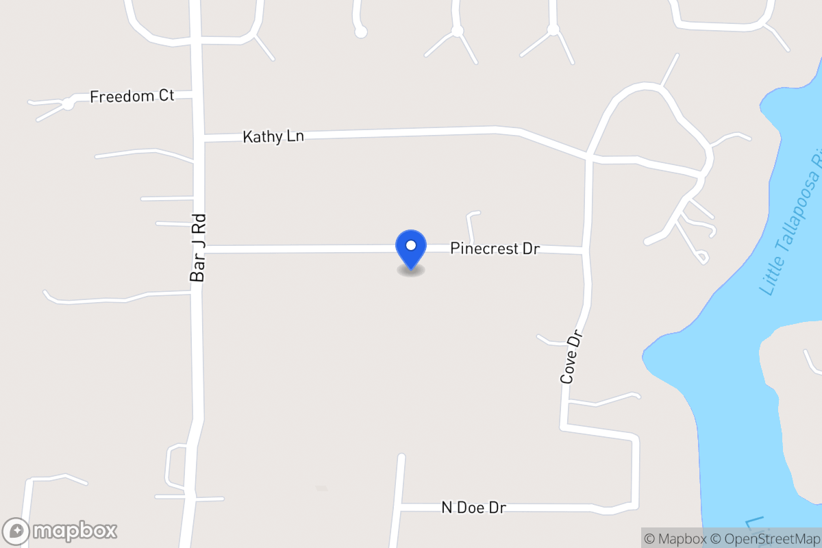 Map of 115 Pinecrest Dr