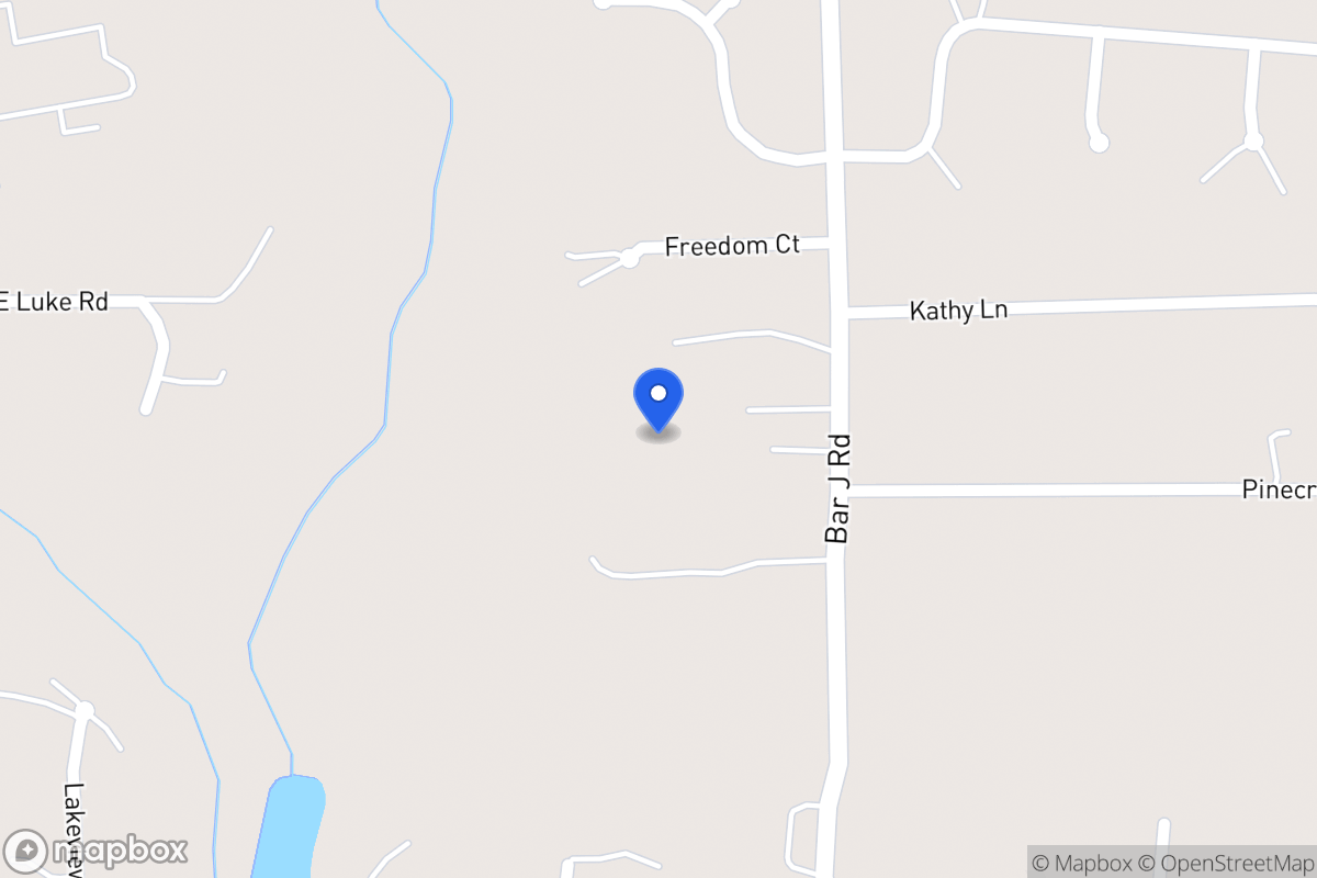 Map of 1205 Bar J Rd