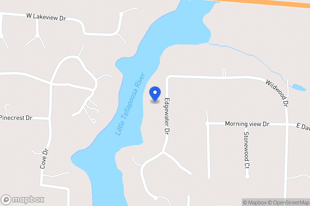 Map of 25 Edgewater Dr