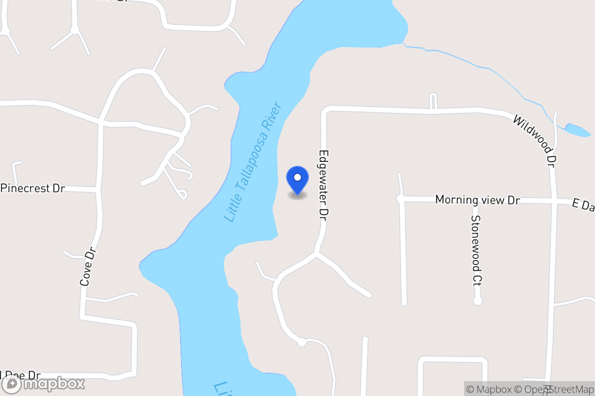 Map of 55 Edgewater Dr