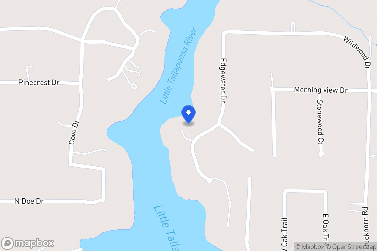 Map of 115 Edgewater Dr