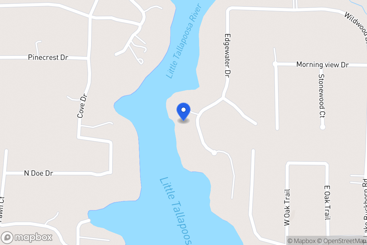 Map of 131 Edgewater Dr