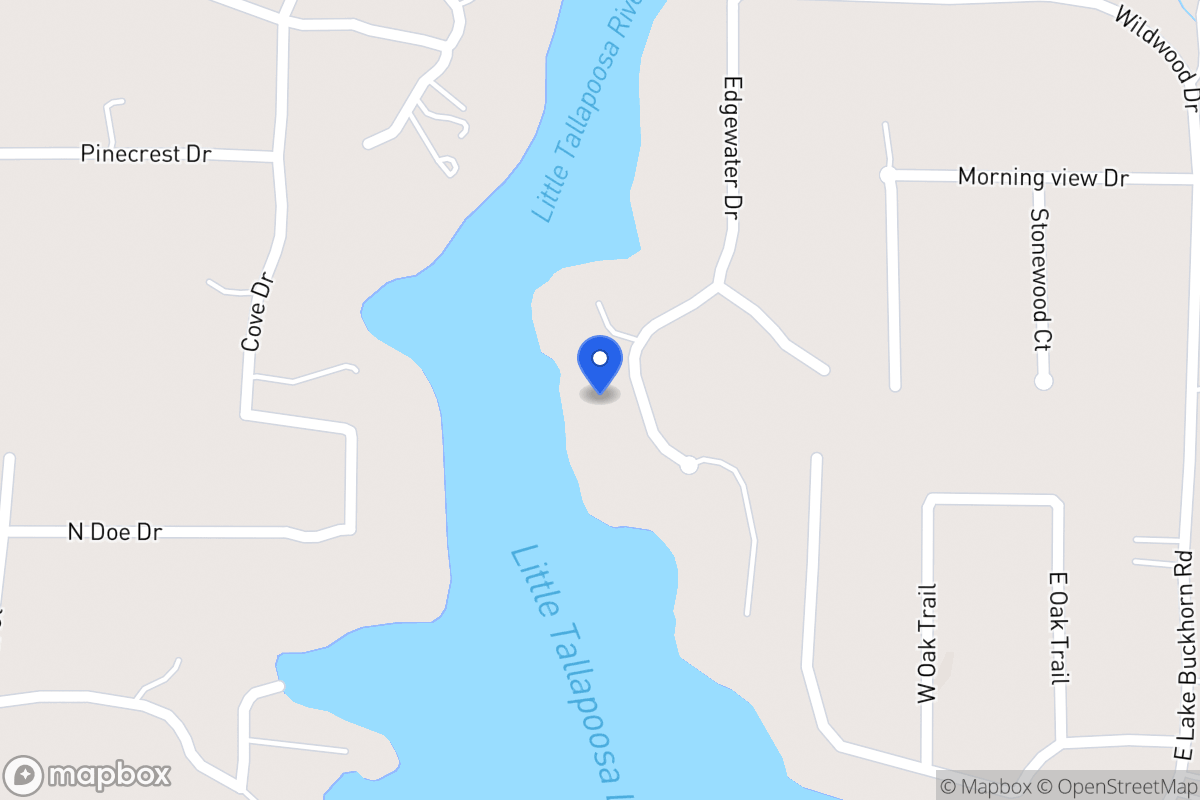 Map of 141 Edgewater Dr