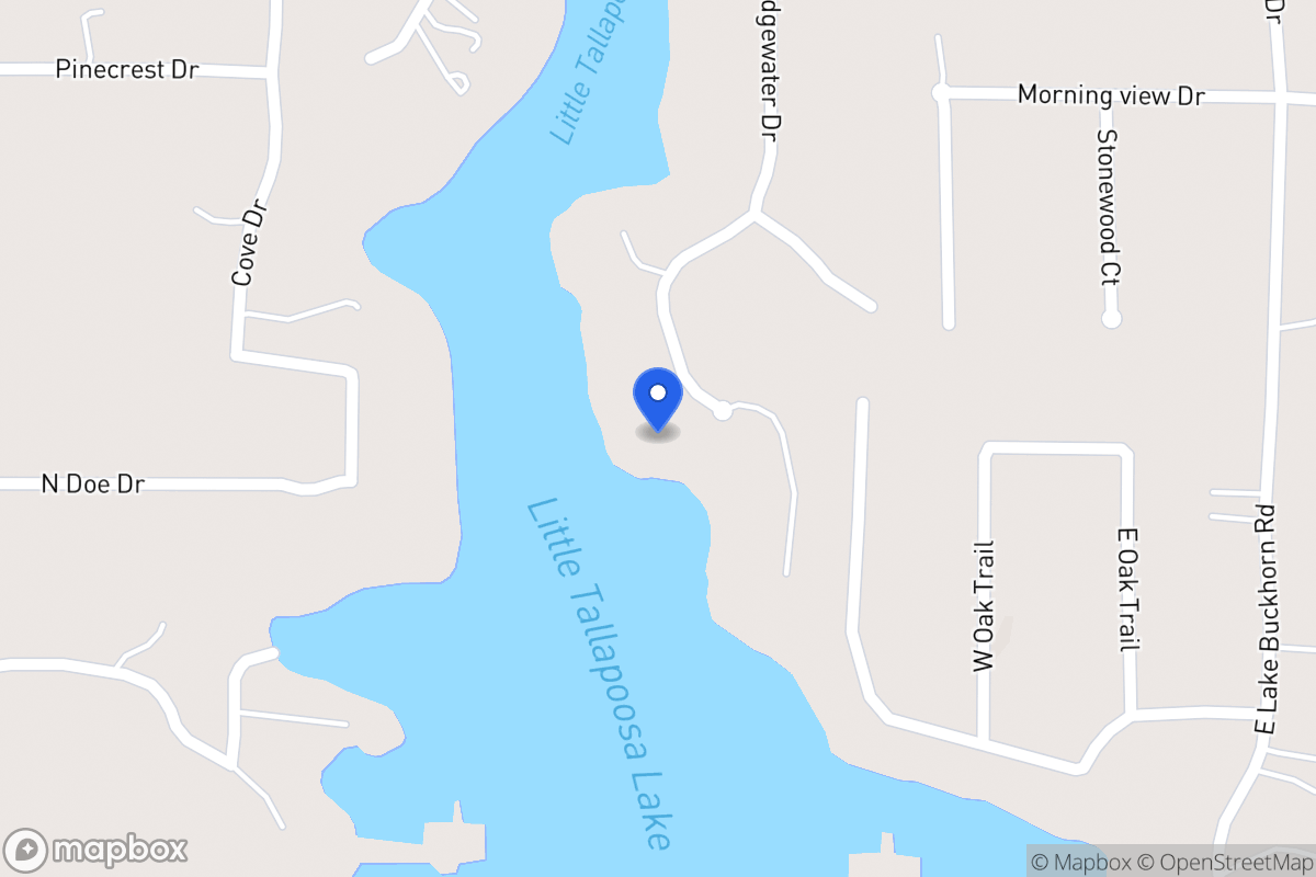 Map of 167 Edgewater Dr