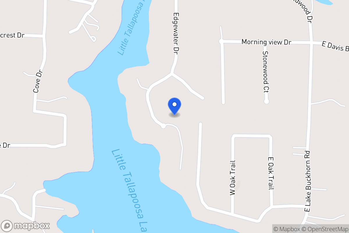 Map of 150 Edgewater Dr