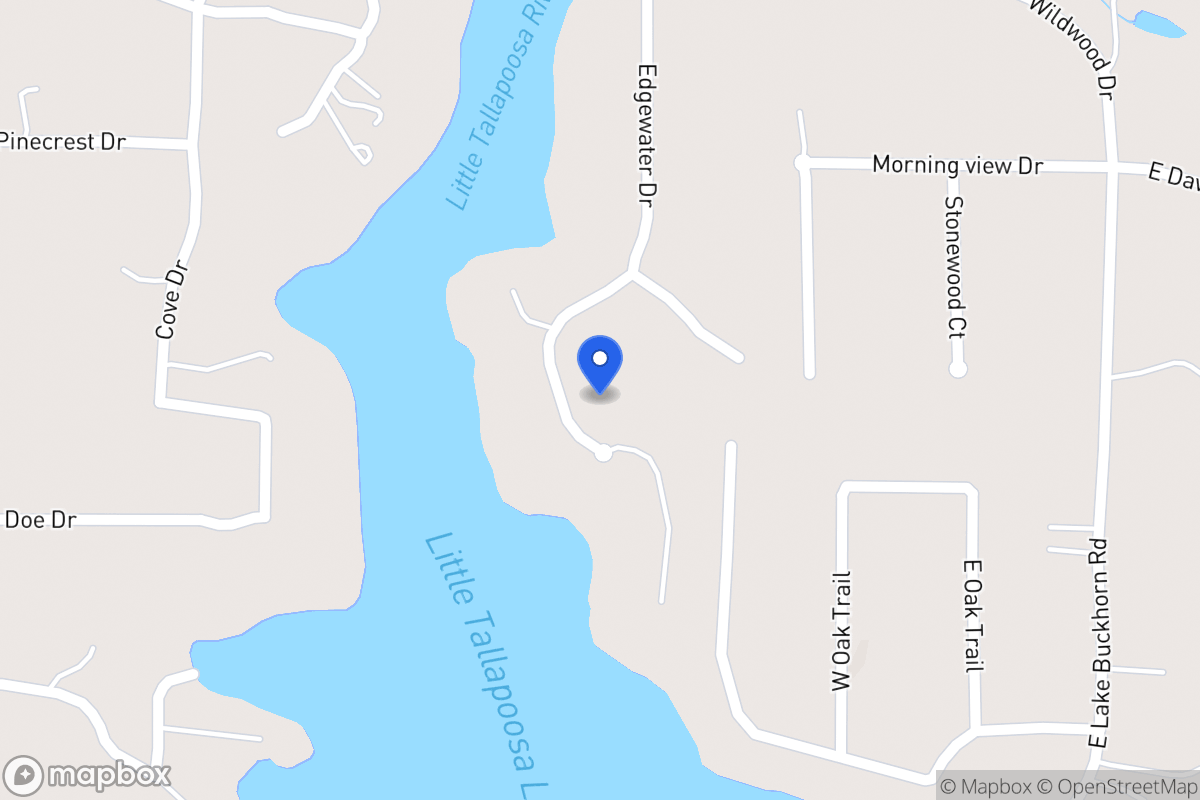 Map of 160 Edgewater Dr