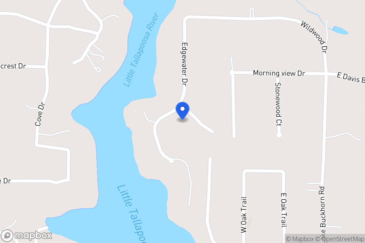 Map of 102 Edgewater Dr