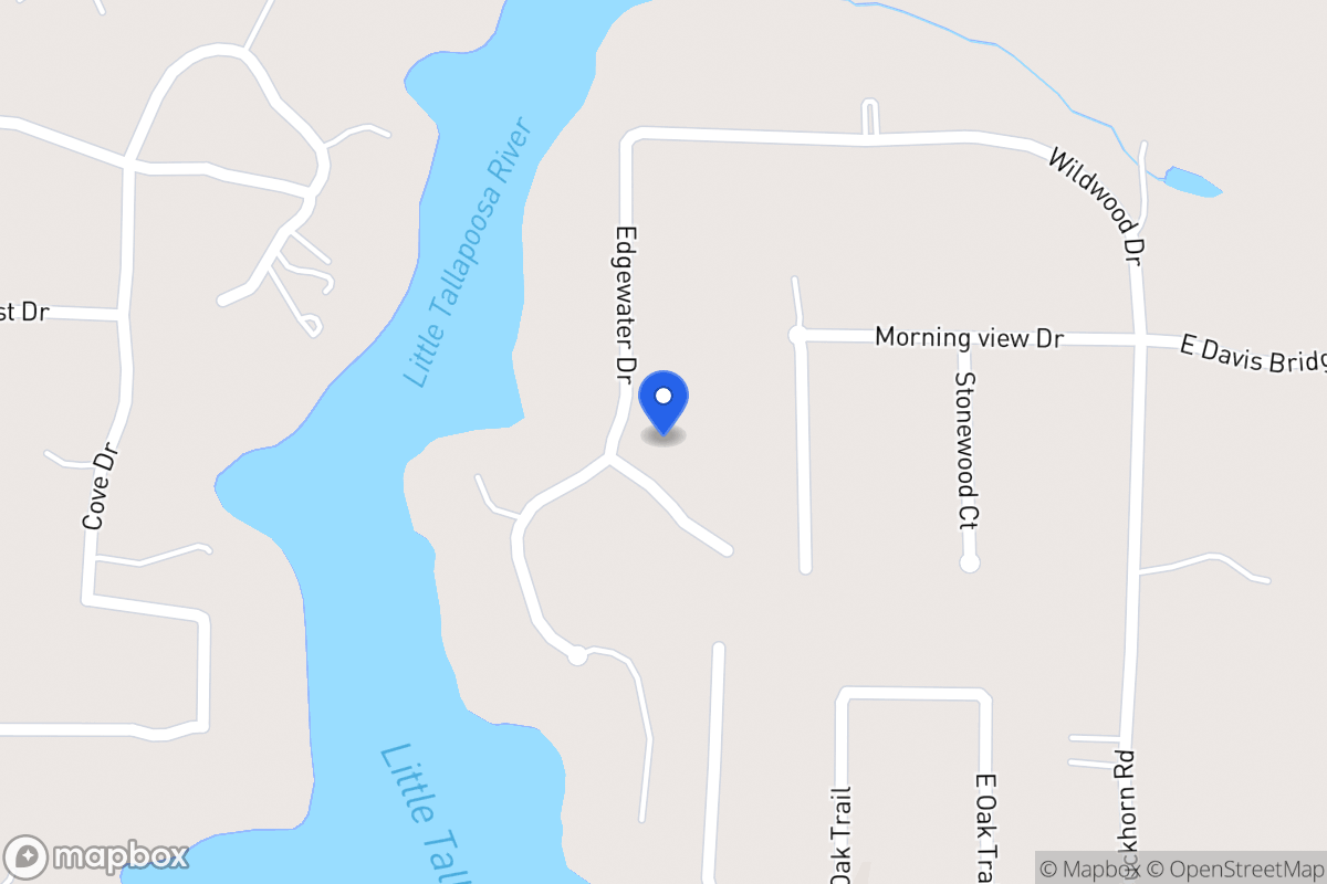 Map of 8 Edgewater Ct