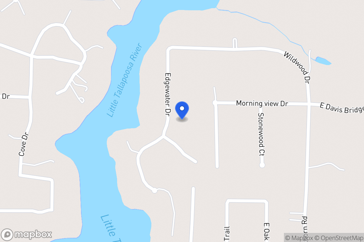 Map of 74 Edgewater Dr