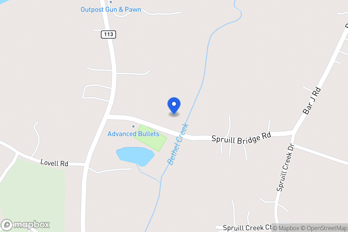 Map of 20 Spruill Bridge Rd