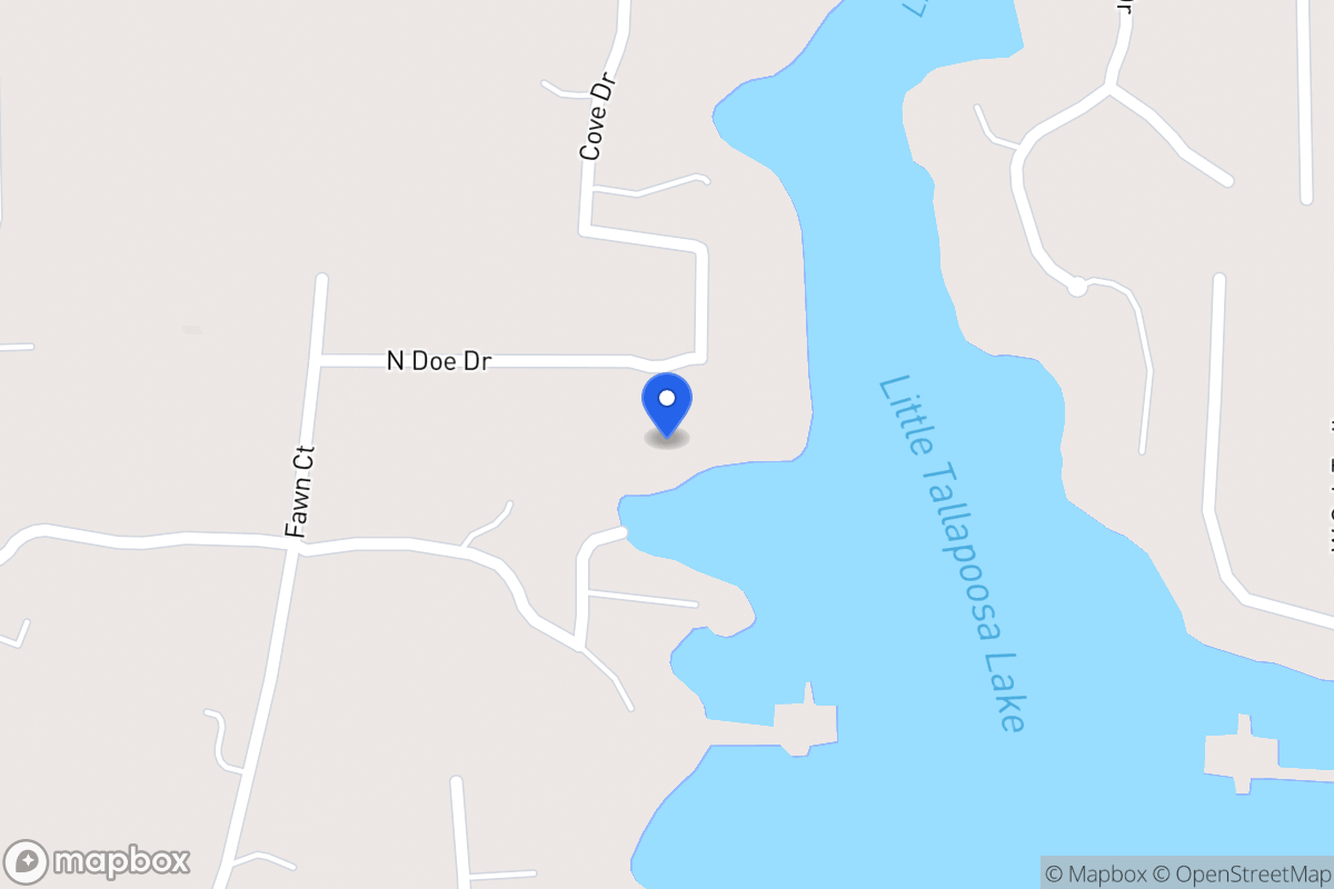 Map of 109 N Doe Dr