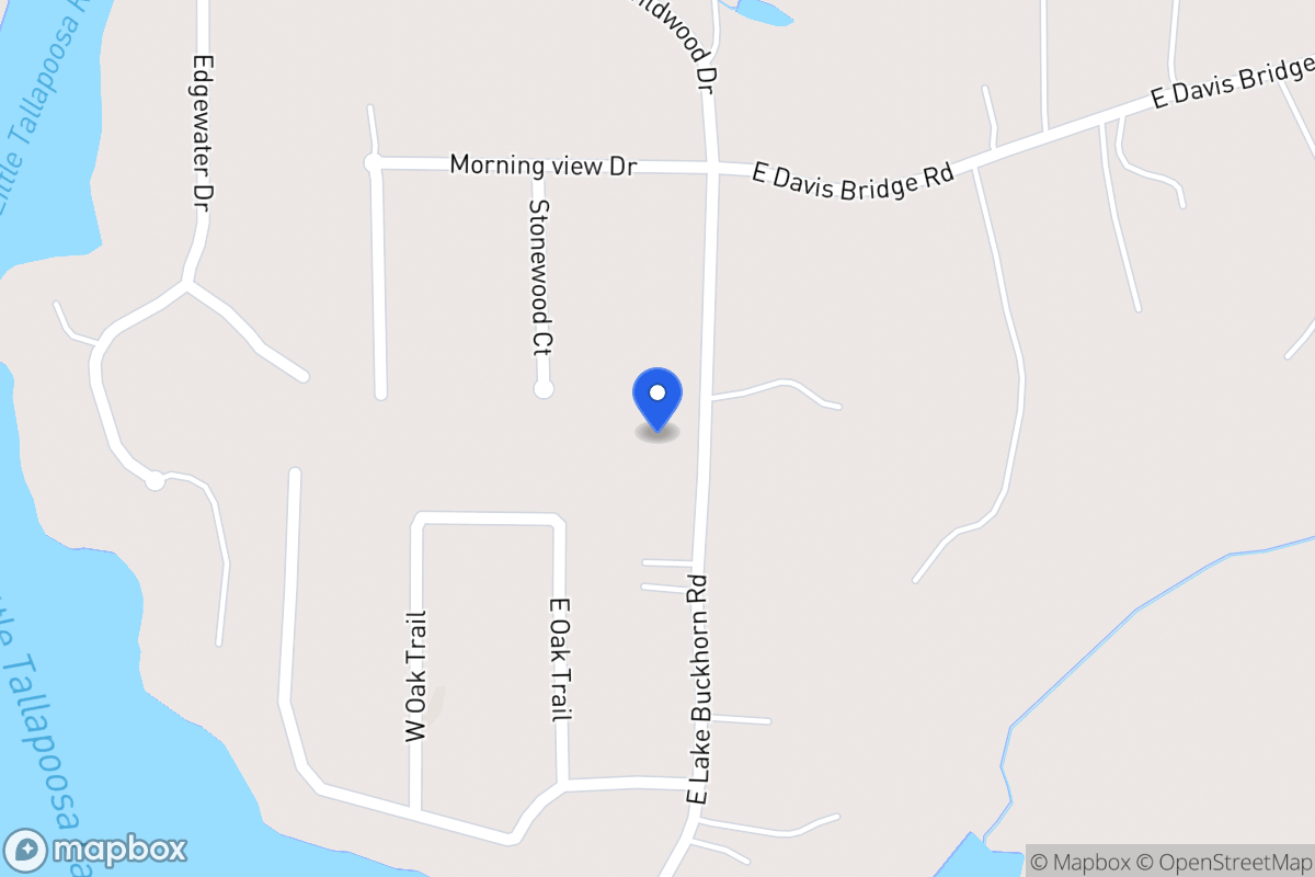 Map of 718 E Lake Buckhorn Rd