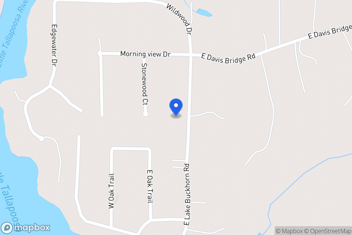 Map of 724 E Lake Buckhorn Rd