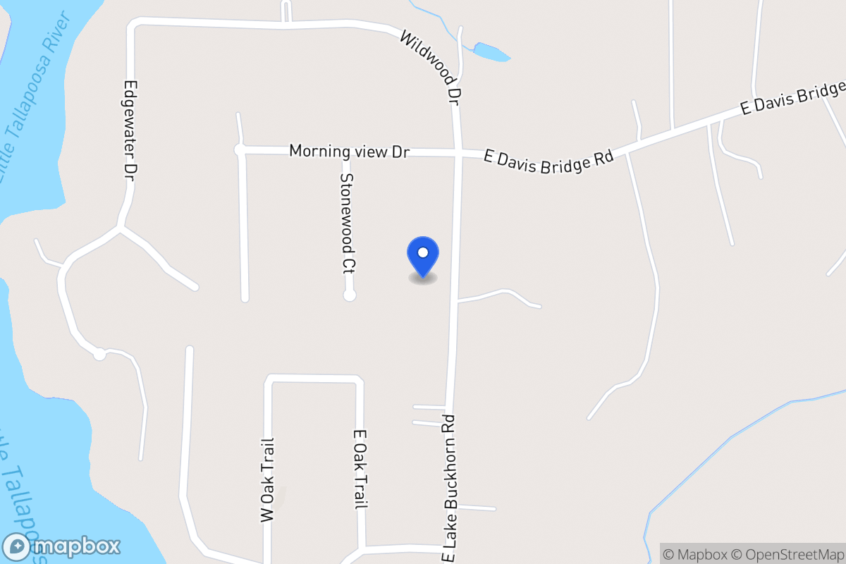 Map of 730 E Lake Buckhorn Rd