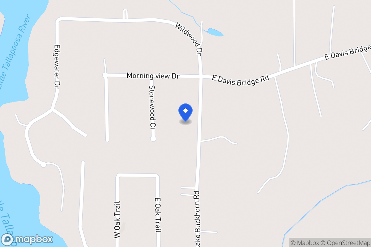Map of 736 E Lake Buckhorn Rd