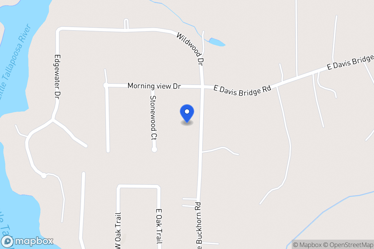 Map of 742 E Lake Buckhorn Rd