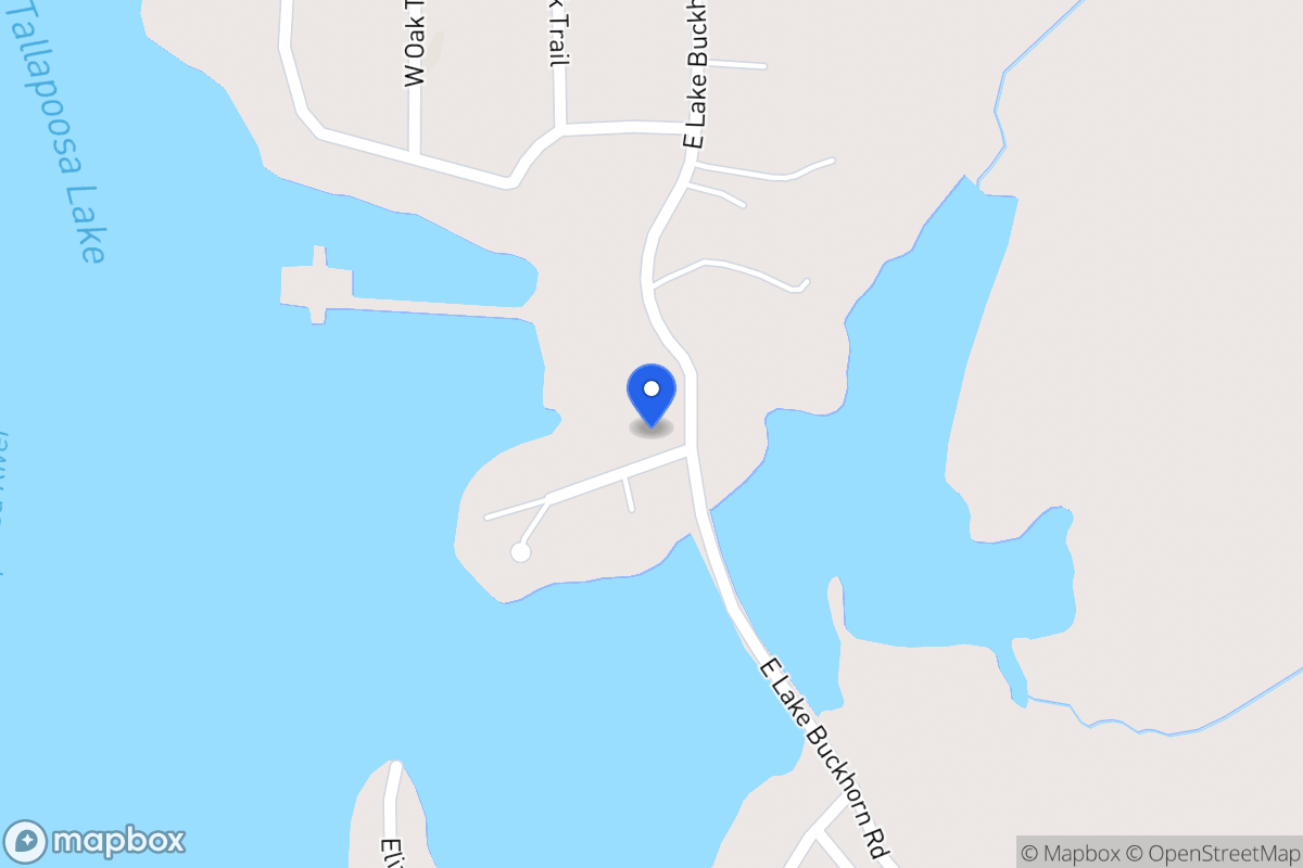 Map of E Lake Buckhorn Rd