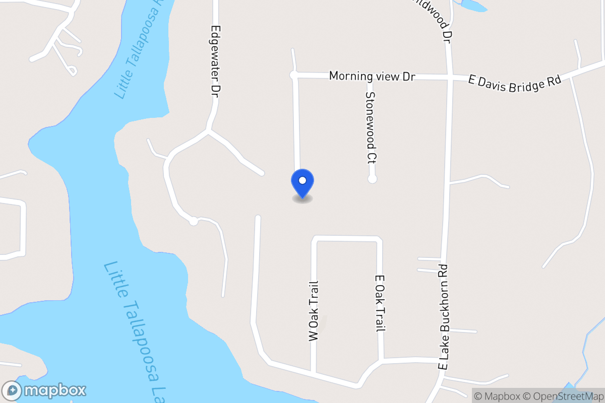 Map of 166 Morning View Dr