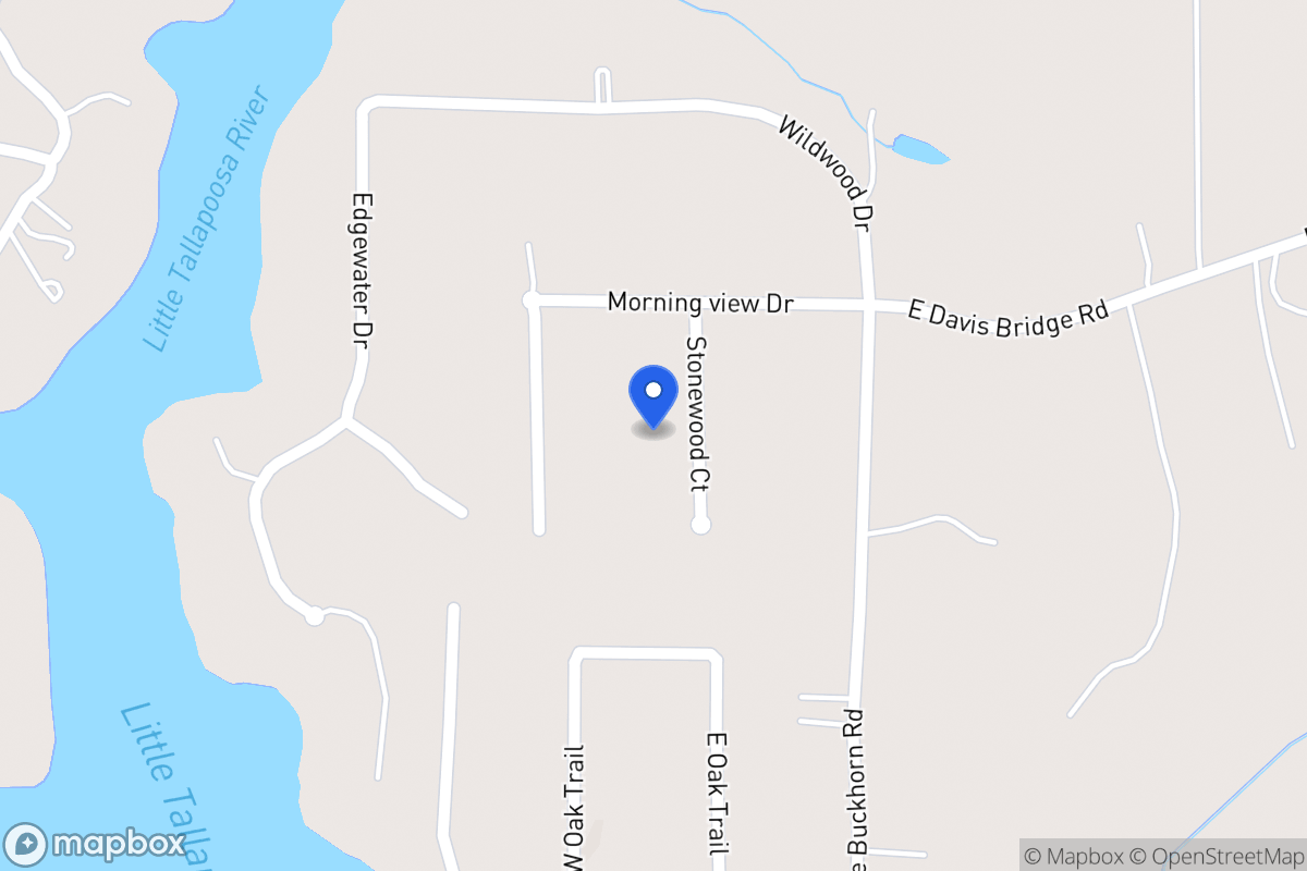 Map of 213 Stonewood Ct