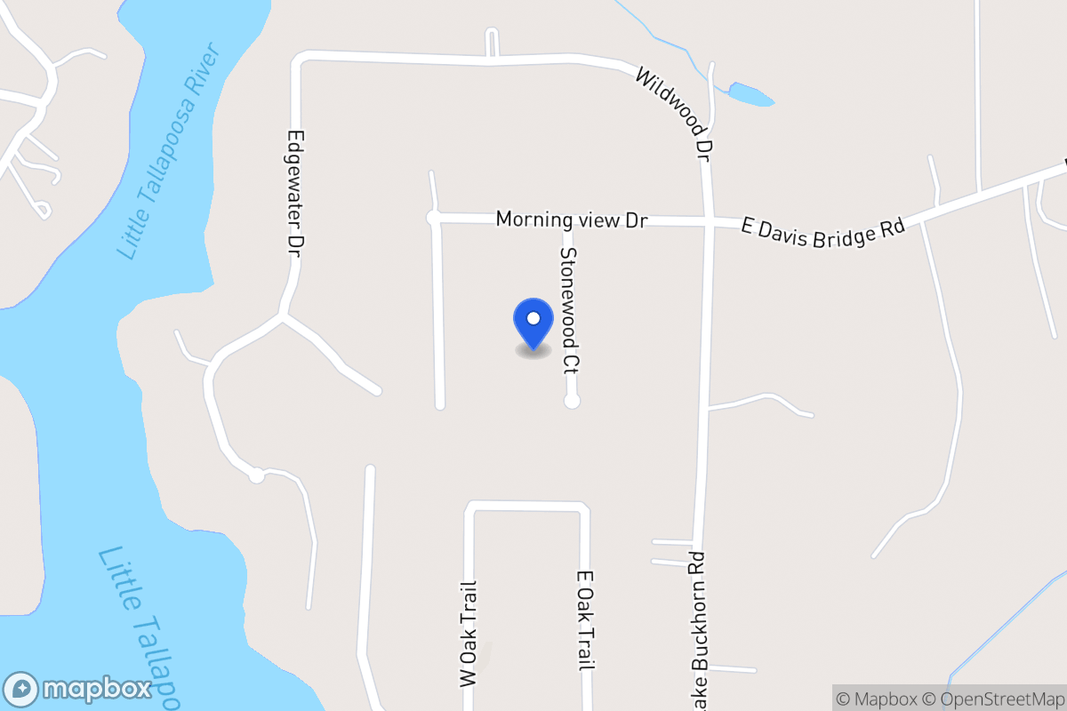 Map of 217 Stonewood Ct