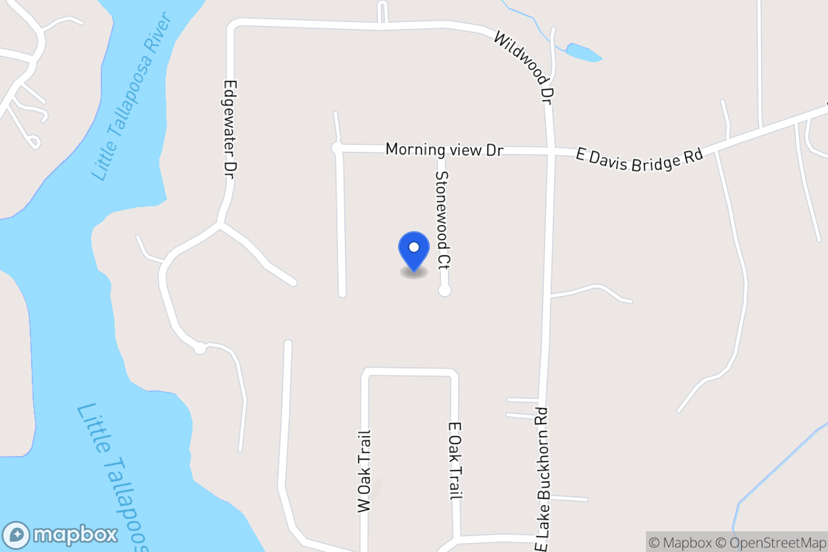 Map of 221 Stonewood Ct