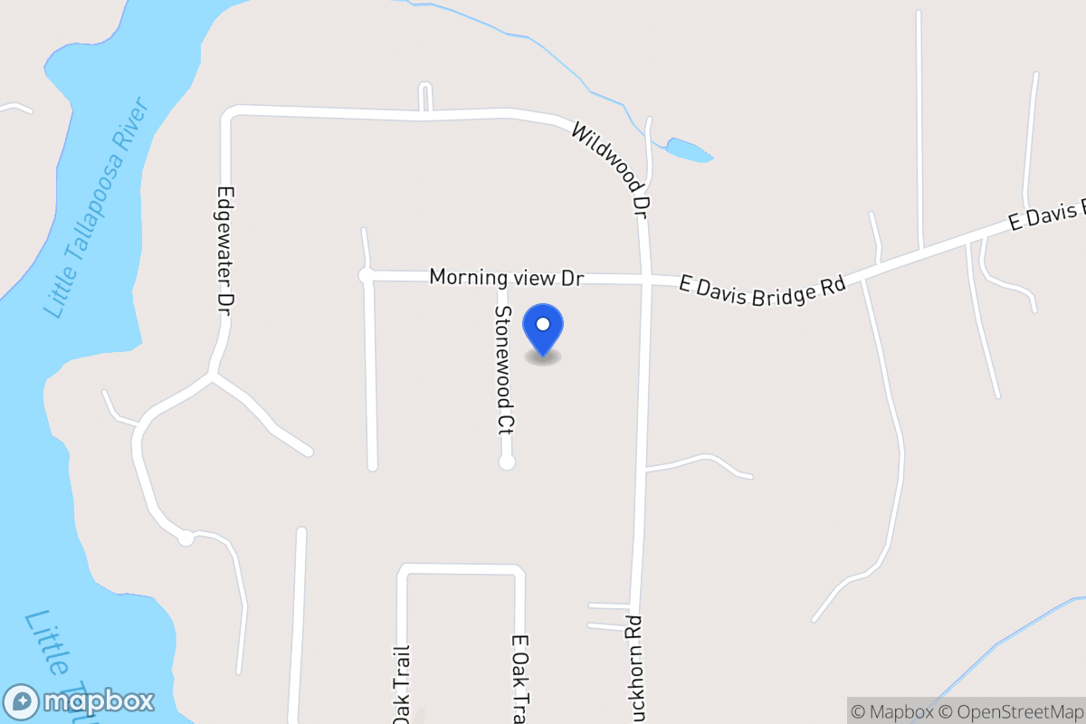 Map of 208 Stonewood Ct