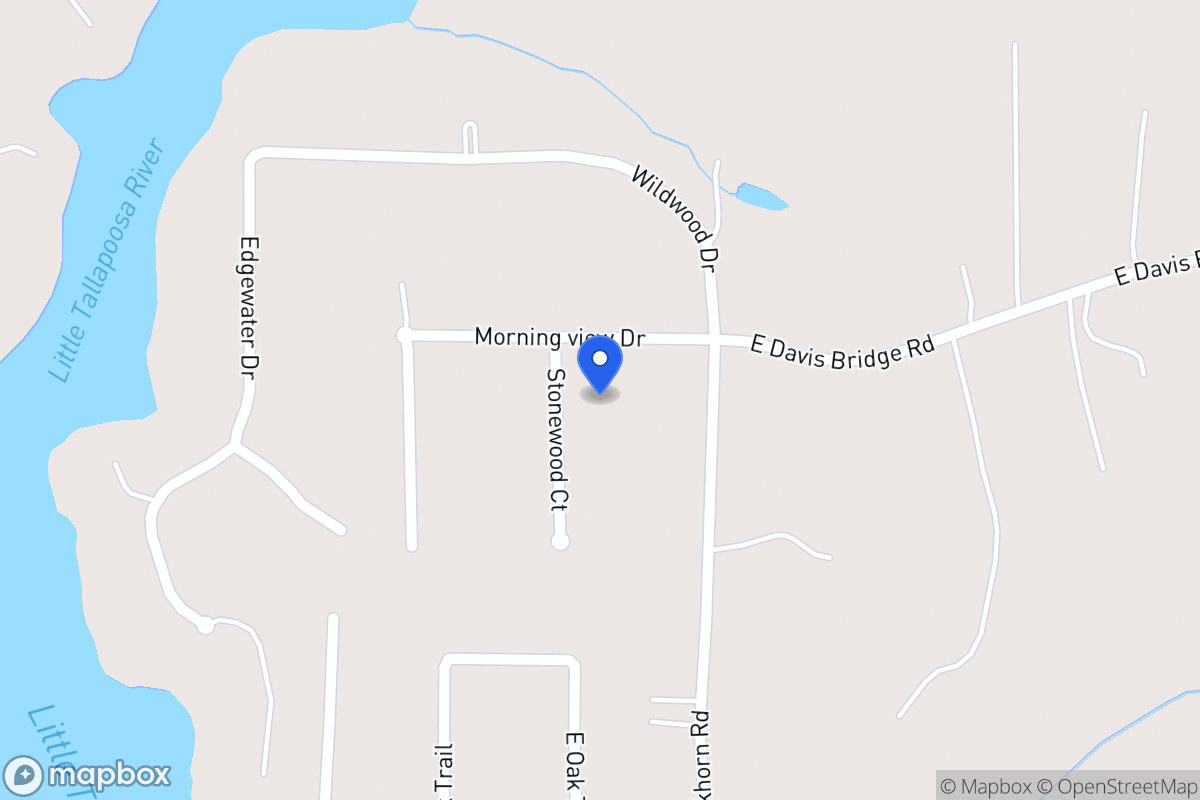 Map of 204 Stonewood Ct