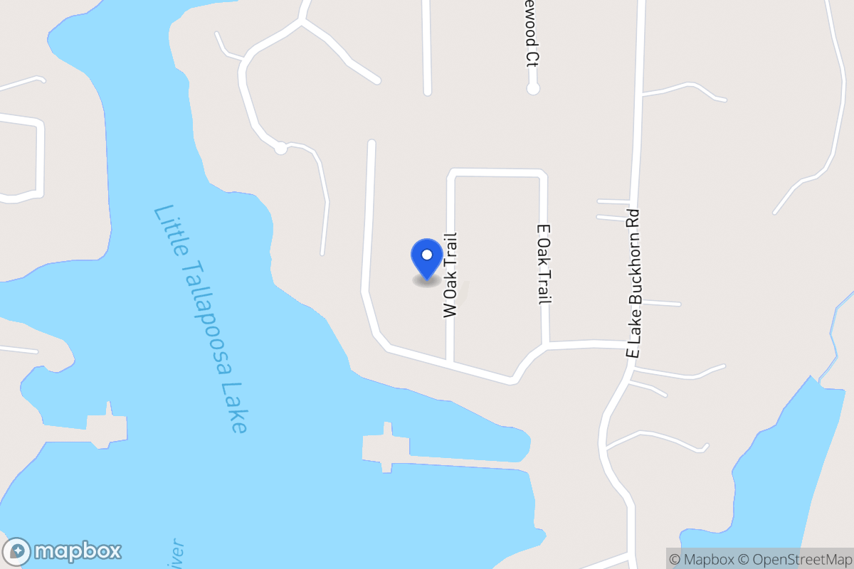 Map of West Oak Trl