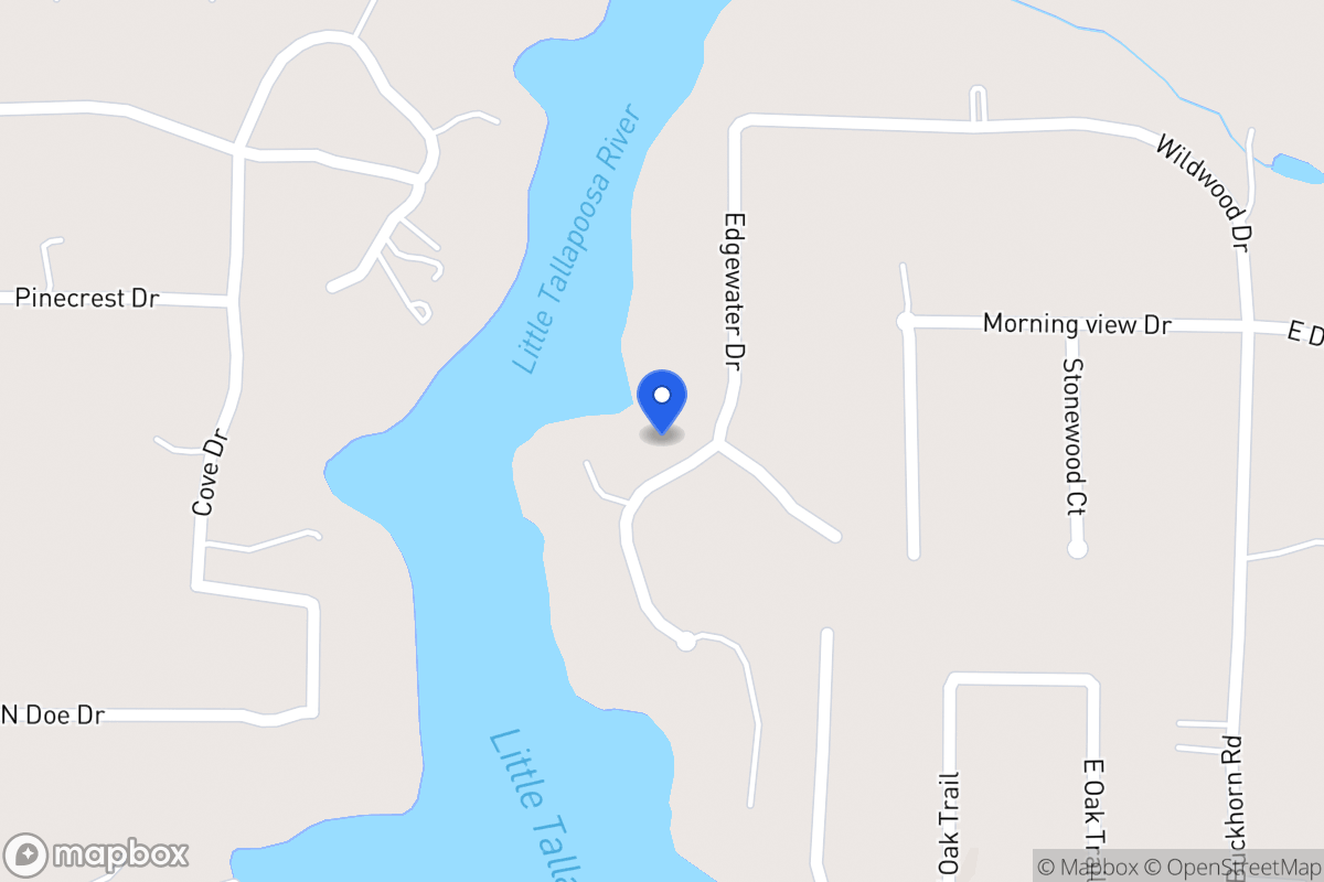 Map of 103 Edgewater Dr