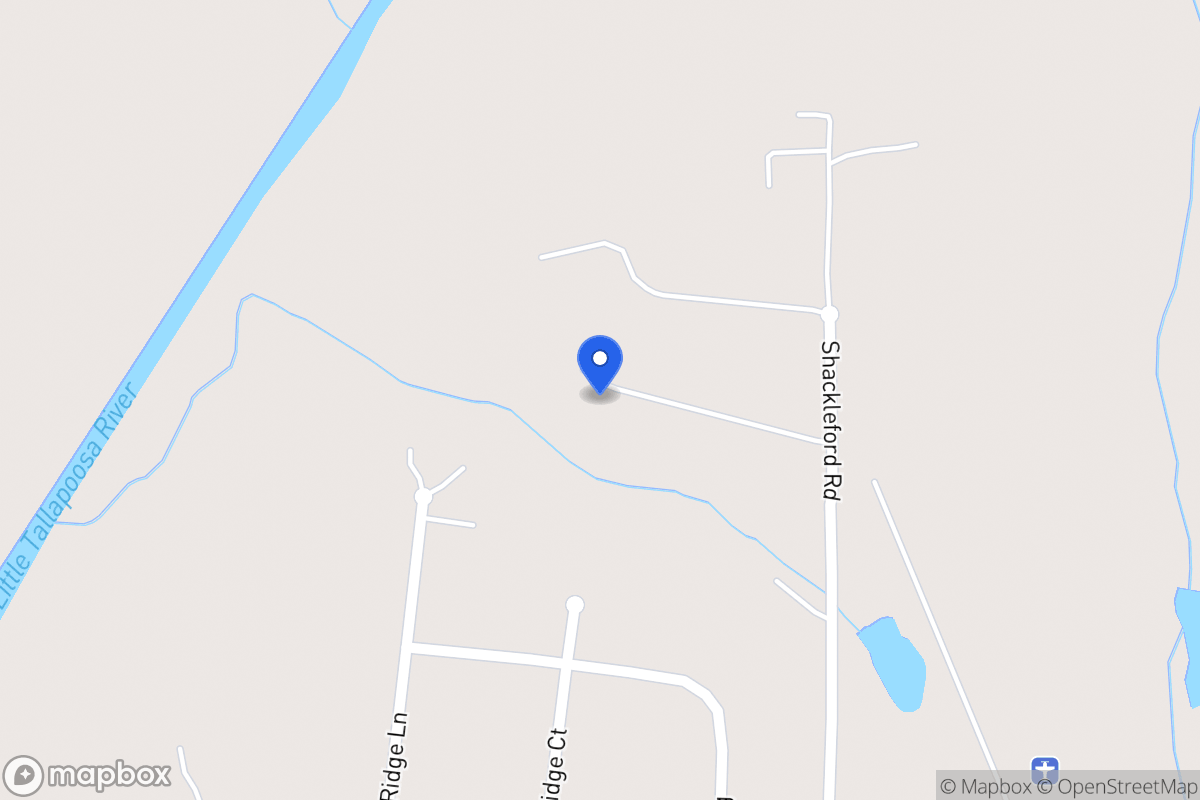Map of 206 Shackleford Rd