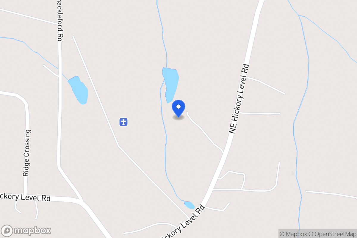 Map of 3303 Ne Hickory Level Rd