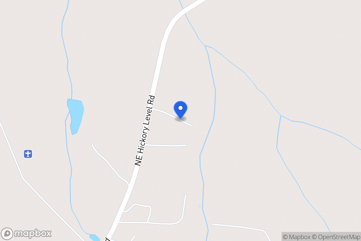 Map of 3235 Ne Hickory Level Rd