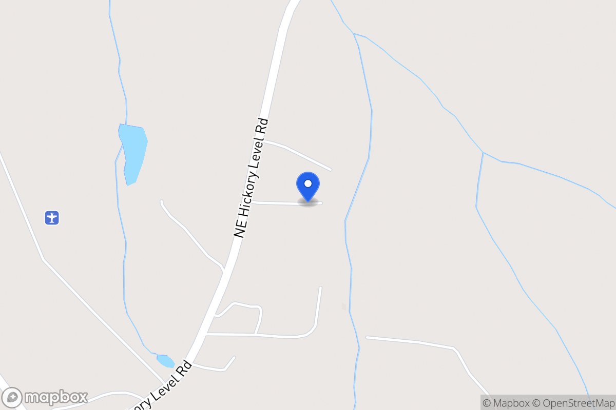 Map of 3243 Ne Hickory Level Rd