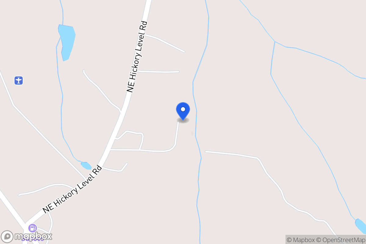 Map of 3328 Ne Hickory Level Rd